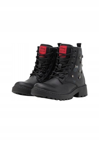 GEOX DISNEY CASEY GIRL BOTKI CZARNE ZAMEK 31 ŻCJ