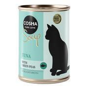 Mokra karma dla kotów - Cosma Soup, 6 x 100 g - Tuńczyk z zielonym groszkiem - miniaturka - grafika 1