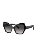 Okulary przeciwsłoneczne - Dolce & Gabbana okulary przeciwsłoneczne damskie kolor czarny - miniaturka - grafika 1