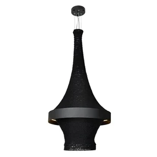 Skandynawska lampa wisząca nad stół Dota 5033 Amplex LED 26W 3000K czarna - Lampy sufitowe - miniaturka - grafika 1