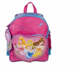 Plecak Szkolny Księżniczki Disney Princess Paso A4 - Plecaki szkolne i tornistry - miniaturka - grafika 1