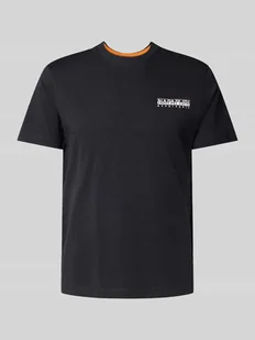T-shirt z nadrukiem z logo model ‘SOVANA’ - Koszulki męskie - miniaturka - grafika 1