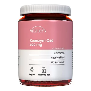 Vitaler's, Koenzym Q10 (Ubichinon) 100 mg, 60 kaps. - Witaminy i minerały - miniaturka - grafika 1