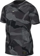Koszulki męskie - Nike M NP DF Slim Top SS Camo AOP Długa koszulka Męska - miniaturka - grafika 1