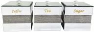 Pojemniki kuchenne - POJEMNIK LUSTRZANY SY11-Z KAWA HERBATA CUKIER GLAMOUR - miniaturka - grafika 1