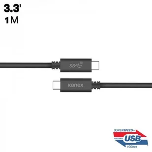 Kanex USB-C ChargeSync Cable - Kabel USB-C do ładowania & synchronizacji danych, 5.0 A, 10 Gbps, 1 m (Black) K181-1080-BK1M - Kable USB - miniaturka - grafika 8