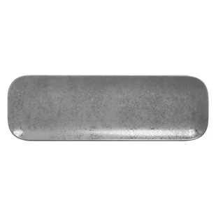 PORCELANA RAK Talerz prostokątny 33x11 cm Shale szary - Talerze - miniaturka - grafika 1