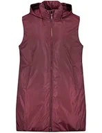 Kamizelki damskie - Samoon Damska kamizelka 140007-21500 Outdoor, Dark Cherry, 42 - miniaturka - grafika 1