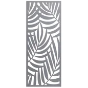 Ogrodzenia - Panel osłonowy stalowy 150x60 cm jasny szary Naterial - miniaturka - grafika 1