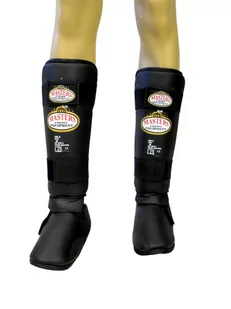 Masters FIGHT EQUIPMENT Ochraniacze piszczeli i stopy, NS-2, rozmiar M - Ochraniacze do sportów walki - miniaturka - grafika 1