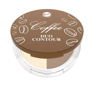 Bell Morning Espresso Coffee Duo Contour 001, zestaw do konturowania - Rozświetlacze do twarzy i ciała - miniaturka - grafika 1