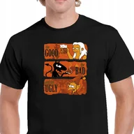 Koszulki męskie - PO56 KOSZULKA ROZCZAROWANI SERIAL FILM LUCI ELFO BEAN PREZENT CZARNA XL - miniaturka - grafika 1