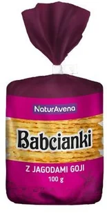 NATURAVENA NATURAVENA WAFELKI BABCIANKI Z JAGODAMI GOJI 100G - Inne słodycze - miniaturka - grafika 2