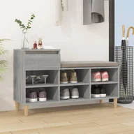Szafki na buty - Lumarko Szafka na buty, szary dąb sonoma, 102x36x60 cm - miniaturka - grafika 1