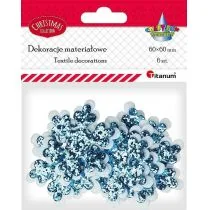 Titanum Dekoracje Filcowe Płatki Śniegu 60mm 6szt Craft-fun Series - Pozostałe akcesoria dla plastyków - miniaturka - grafika 2
