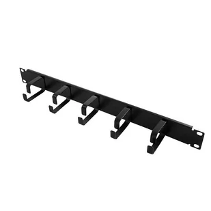 Logilink Organizer okablowania 19 1U 5 uchwytów czarny (OR101B) - Maskownice do kabli - miniaturka - grafika 2