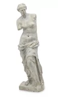 Figurki dekoracyjne - Figurka PIGMEJKA Kobieta, szara, 47x14,5,14 cm - miniaturka - grafika 1