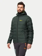 Odzież trekkingowa męska - Jack Wolfskin Kurtka puchowa Ather Down 1207671 Zielony Regular Fit - miniaturka - grafika 1