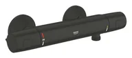 Baterie wannowe i prysznicowe - Grohe Precision Trend - Bateria termostatyczna prysznicowa, czarny mat 1022172432 - miniaturka - grafika 1
