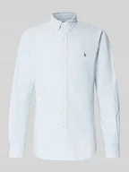Koszule męskie - Koszula casualowa o kroju slim fit z kołnierzykiem typu button down - miniaturka - grafika 1