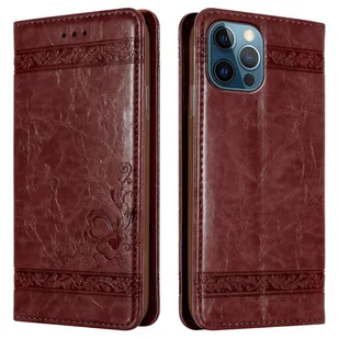 Etui ochronne Cadorabo do Apple iPhone 12 PRO MAX w kolorze czerwonym Etui na telefon komórkowy Pokrowiec Etui z funkcją podstawki - Etui i futerały do telefonów - miniaturka - grafika 1