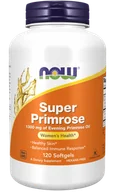 Suplementy naturalne - Now Foods Super Primrose - olej z wiesiołka 1300 mg - 120 kapsułek - miniaturka - grafika 1