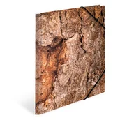 Teczki i skoroszyty - Teczka A4 z gumkami, Drewno - miniaturka - grafika 1