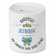 Skarbonki - Skarbonka Dla Astrologa na Urodziny na Prezent z Nadrukiem ze Zdjęciem - miniaturka - grafika 1
