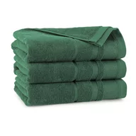 Ręczniki - Ręcznik z bawełny egipskiej Braga antibacterial zielony 30 x 50 cm ZWOLTEX - miniaturka - grafika 1