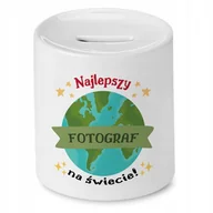 Skarbonki - Dla Fotografa Skarbonka na Urodziny na Prezent z Nadrukiem ze Zdjęciem + Opakowanie na prezent (wzór 04) - miniaturka - grafika 1