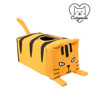 Krzesła - Zabawny designerski legowisko-drapak dla kota (żólty) - miniaturka - grafika 1