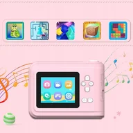 Aparaty natychmiastowe - APARAT DRUKARKA TERMICZNA KAMERA 6X NATYCHMIASTOWY DRUK + 2 ROLEK - miniaturka - grafika 1