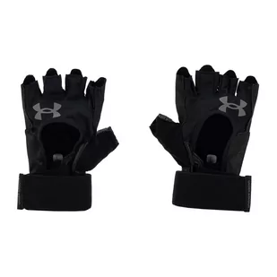 Rękawiczki treningowe męskie Under Armour Weightlifting czarne 1369830 S - Rękawice do ćwiczeń - miniaturka - grafika 1