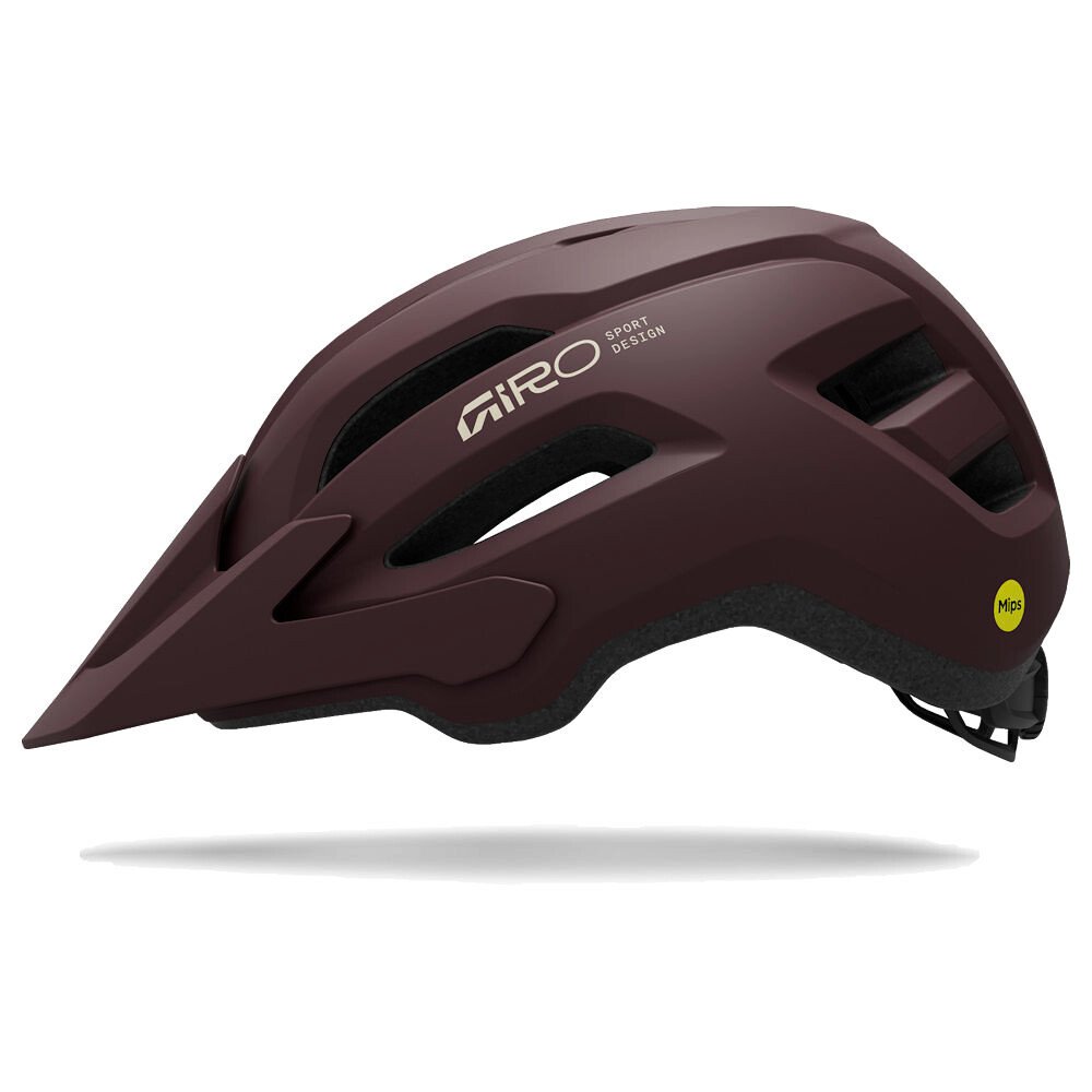 Kask rowerowy Giro Fixture II MIPS W Mat Dark Maroon