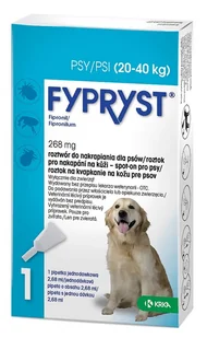 KRKA Fypryst 20 - 40kg - Artykuły przeciw pasożytom - miniaturka - grafika 1