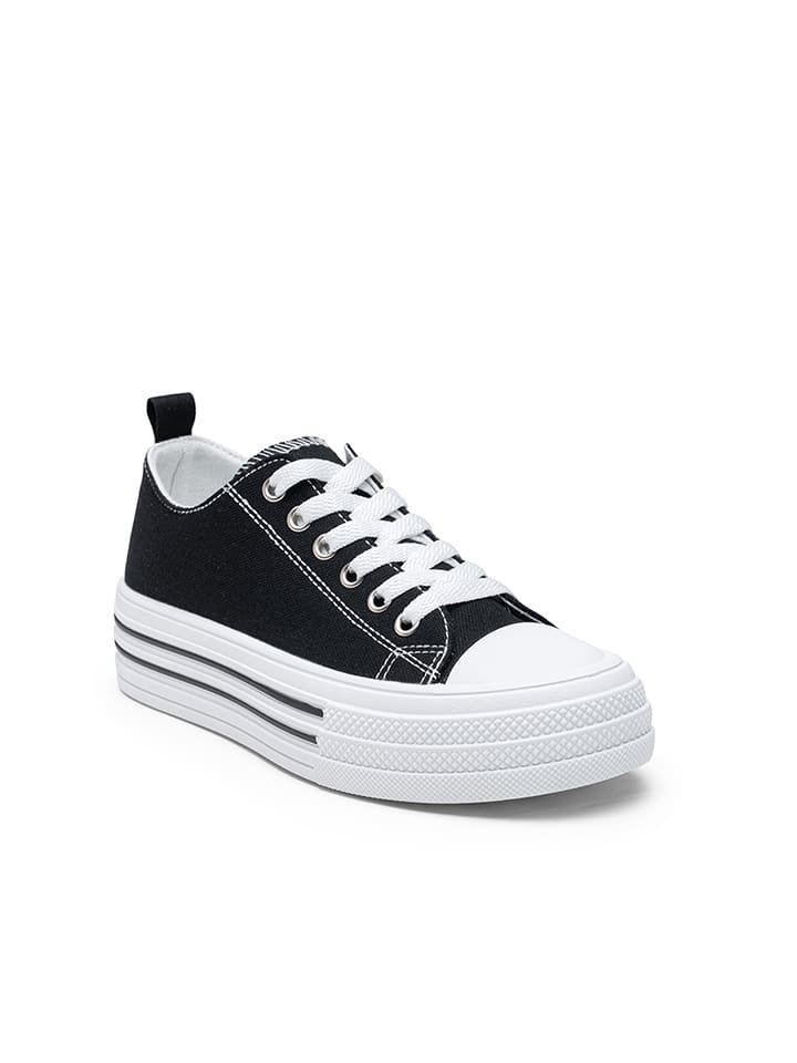 Foreverfolie Sneakersy w kolorze czarnym