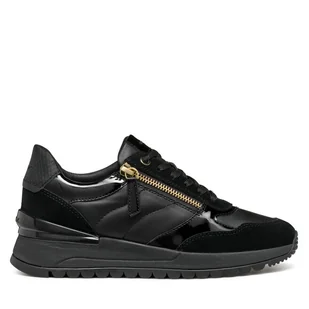 Sneakersy Geox D Desya D4600A 08522 C9999 Czarny - Sneakersy damskie - miniaturka - grafika 1