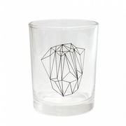 Szklanki - NoName szklanka do napojów Diamond 7 x 9 cm przezroczysta/czarna twm_549212 - miniaturka - grafika 1
