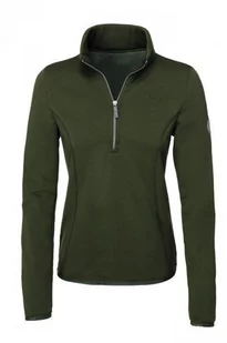 Pikeur Bluza Siska damska kolekcja jesień-zima 2018/19 - pine green - Bluzy sportowe damskie - miniaturka - grafika 1