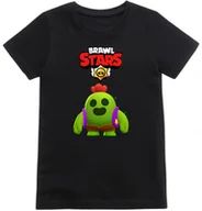 Moda i Uroda OUTLET - Koszulka dziecięca z grą Brawl Stars postać Zadymiarz Spike dla gracza - miniaturka - grafika 1