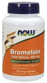 Suplementy naturalne - Now Foods Bromelaina (120 kaps.) - miniaturka - grafika 1