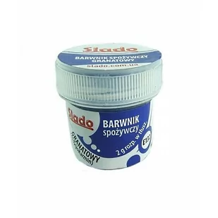 Barwnik Granatowy Do Czekolady Mas Tłustych W Proszku 2 g - Dodatki do ciast w proszku - miniaturka - grafika 1