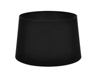 Oprawy, klosze i abażury - Czarny abażur na lampę podłogową lub stołową - miniaturka - grafika 1