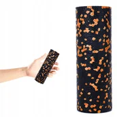 Masażery - Mini Rolka do Masażu Stóp FIZYO Roller Masażer Twardy Wałek EPP Orange 15x5 cm - miniaturka - grafika 1