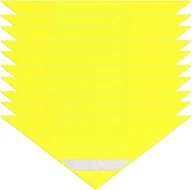 Czapki dla dzieci - Chusta odblaskowa bandana z pasem odblaskowym dzieci 45x45x66cm żółta 10szt - miniaturka - grafika 1