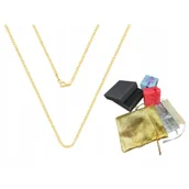 Łańcuszki - Łańcuszek Pancerka Srebro 925 Pozłacany Klasyczny Naszyjnik 45 cm x 2 mm - miniaturka - grafika 1