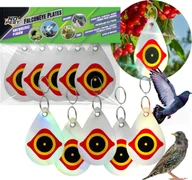 Zwalczanie i odstraszanie szkodników - Odstraszacz Ptaków Szpaków Kosów Gołębi Dzięciołów Odblaskowe Zawieszki"FalconEye Plates" 5 szt - miniaturka - grafika 1