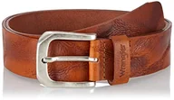 Paski - Wrangler Pasek męski, brązowy, 105, Brązowy - miniaturka - grafika 1