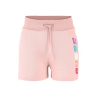 Spodenki damskie - Damskie Spodenki GUESS EDWINA SHORT V3GD11FL04P-G66B – Różowy - miniaturka - grafika 1