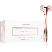Rollery do masażu - KORIKA Tools 3D Face Roller Rose Jade Stone wałek do masażu do twarzy Rose Jade Stone - miniaturka - grafika 1